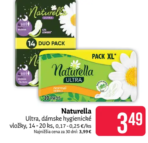 Naturella Ultra Dámske hygienické vložky