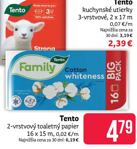 Tento kuchynské utierky 3-vrstvové