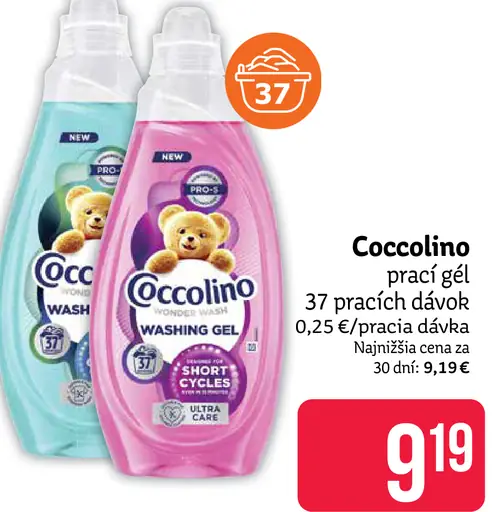 Coccolino prací gél