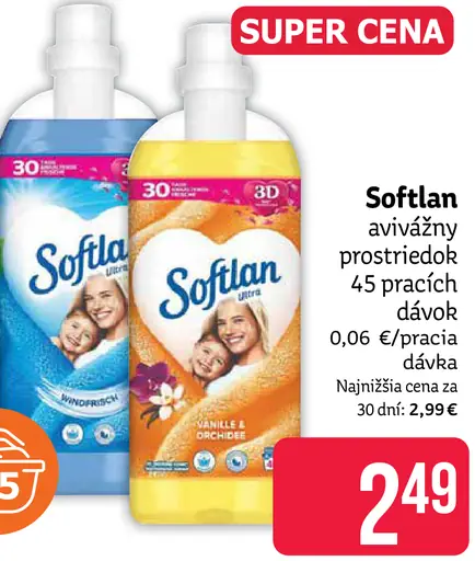 Softlan avivážny prostriedok