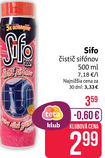 Sifo čistiť sífónov