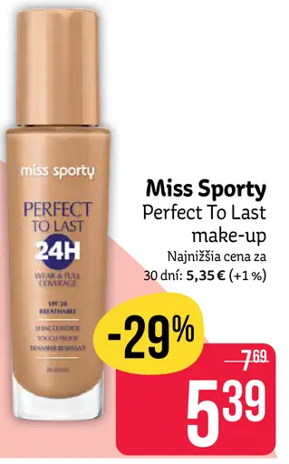 Miss Sporty Perfect to Last make-up