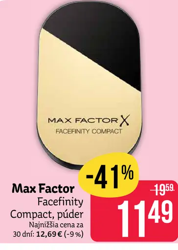Max Factor Facefinity Compact púder