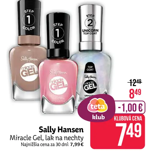 Sally Hansen Miracle Gel, lak na nechty