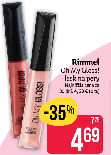 Rimmel Oh My Gloss! lesk na pery