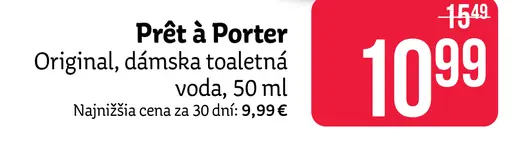 Prêt à Porter Original dámska toaletná voda