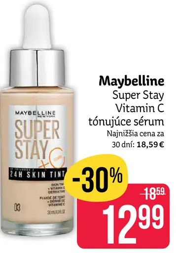 Maybelline Super Stay Vitamin C tónujúce sérum