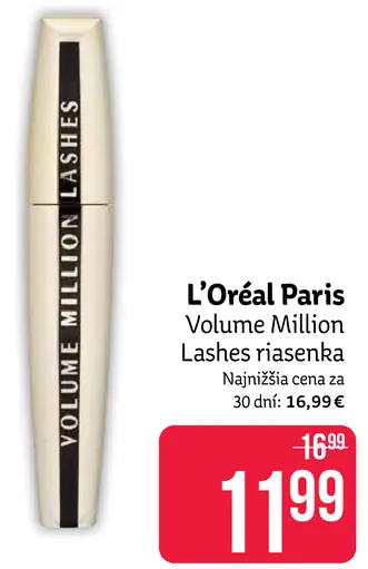 L'Oréal Paris Volume Million Lashes riasenka