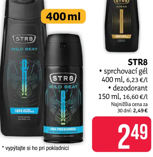 STR8 Sprchovací gél