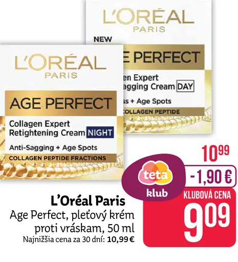 L'Oréal Paris Age Perfect pleťový krém