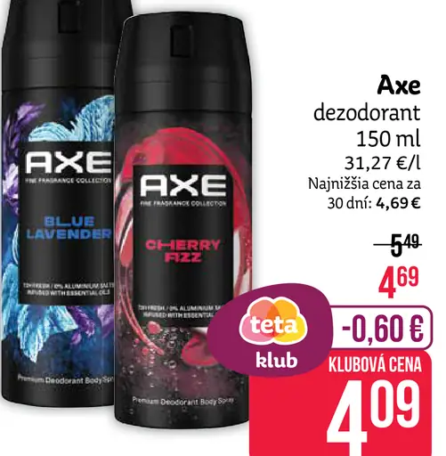 Axe deodorant