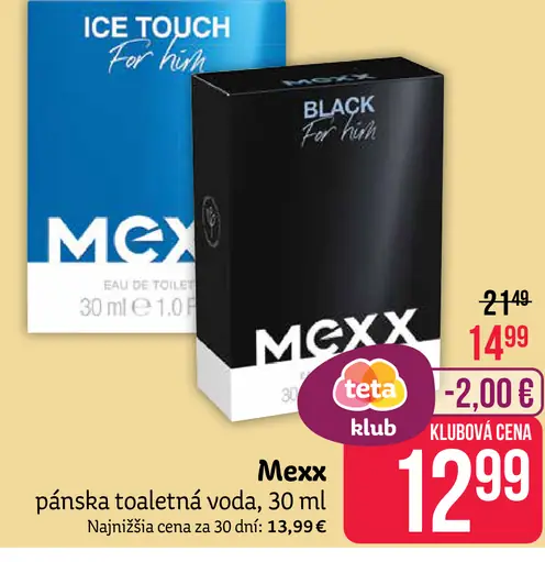 Mexx pánska toaletná voda