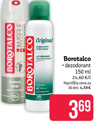 Borotalco deodorant