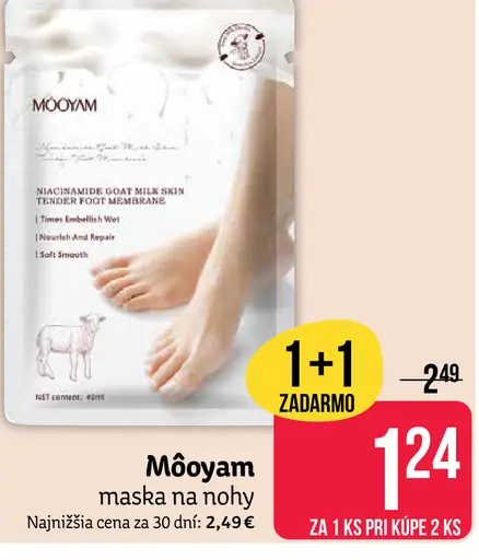 Mooyam maska na nohy