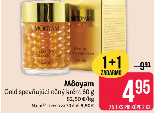 Mooyam Gold spevňujúci očný krém