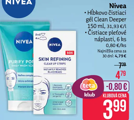 Nivea hĺbkovo čistiaci gél Clean Deeper
