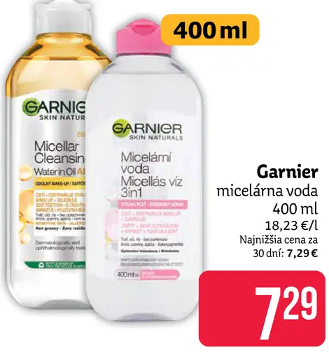 Garnier micelárna voda