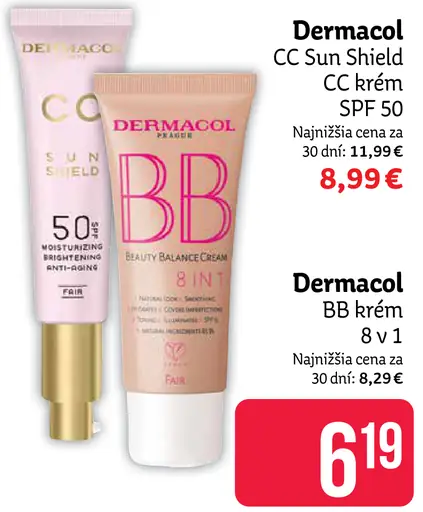 Dermacol CC Sunschield CC krém SPF 50