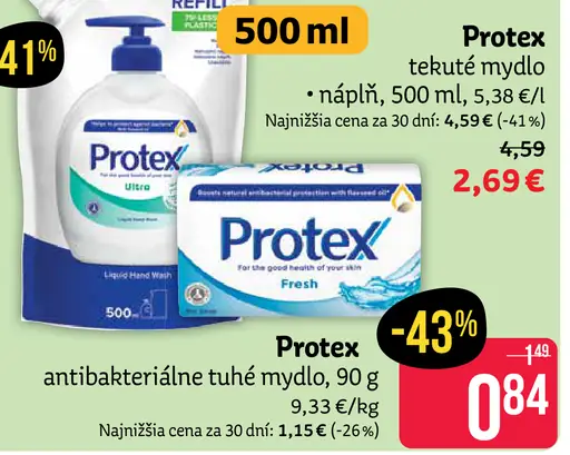 Protex Fresh tekuté mydlo náhradná náplň