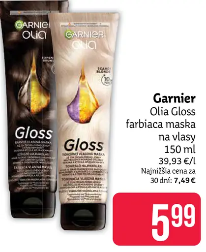 Garnier Olia Gloss farbiaca vlasová maska