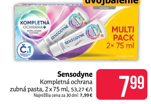 Sensodyne Kompletná ochrana zubná pasta