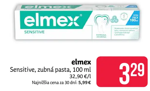 Elmex zubná pasta Sensitive