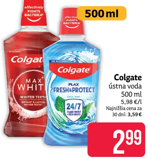 Colgate ústna voda