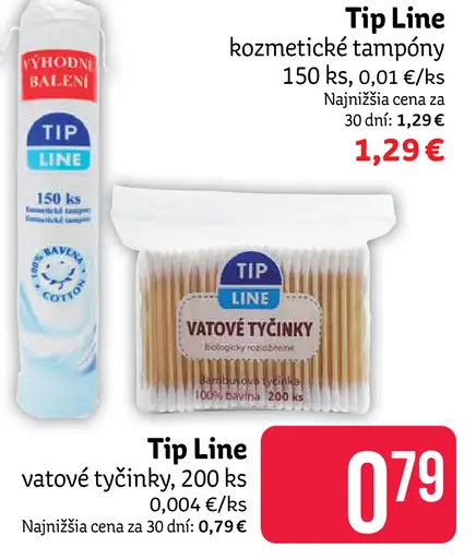 Tip Line vátové tyčinky