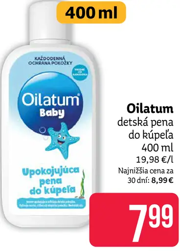 Oilatum Baby detská pena do kúpeľa