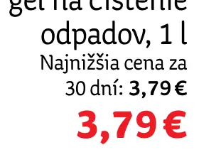WC Net gél na čistenie odpadov