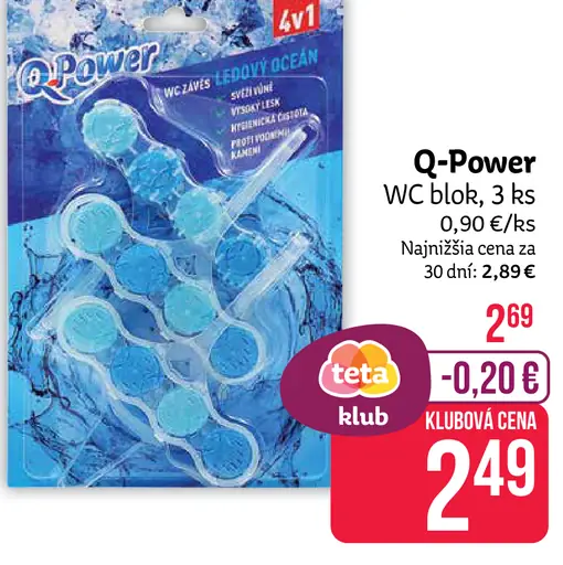 Q-Power WC blok