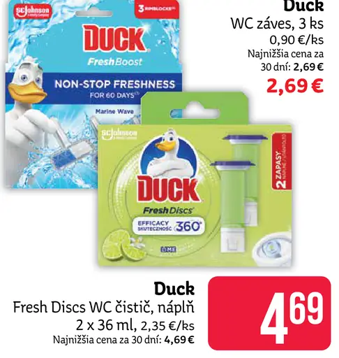 Duck Fresh Discs WC čistič