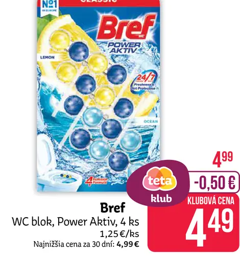 Bref WC blok Power Aktiv