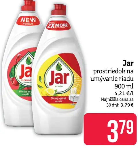 Jar prostriedok na umývanie riadu