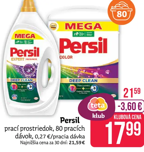 Persil prací prostriedok – gél, prášok alebo kapsuly