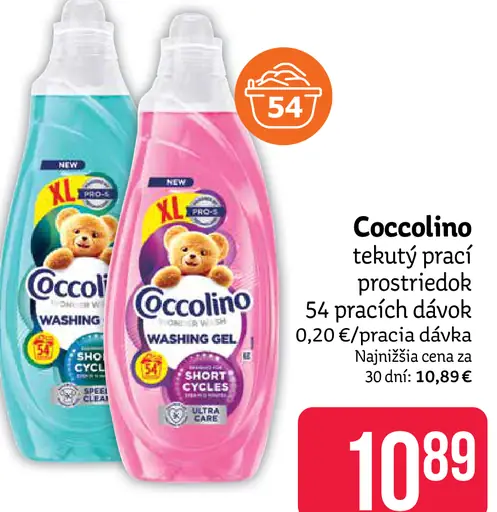 Coccolino tekutý prací prostriedok