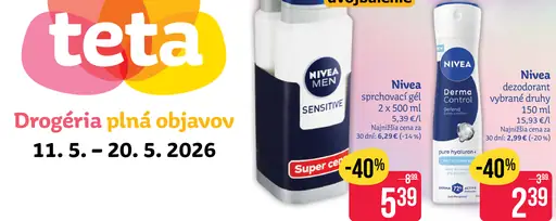 Nivea Men Sensitive sprchovací gél