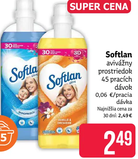 Softlan avivážny prostriedok