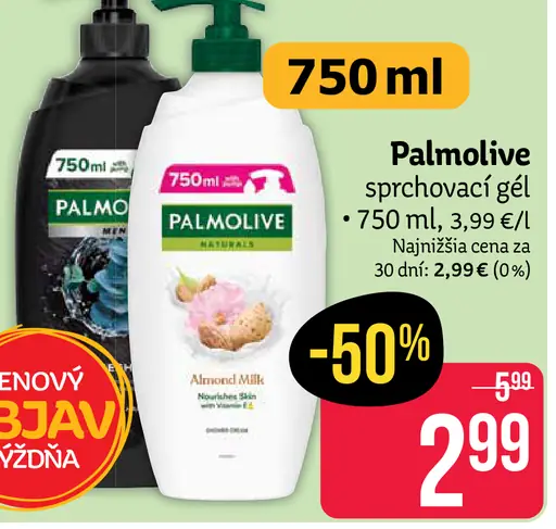 Palmolive sprchový gél vybrané druhy