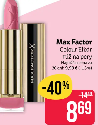 Max Factor Colour Elixir rúž na pery