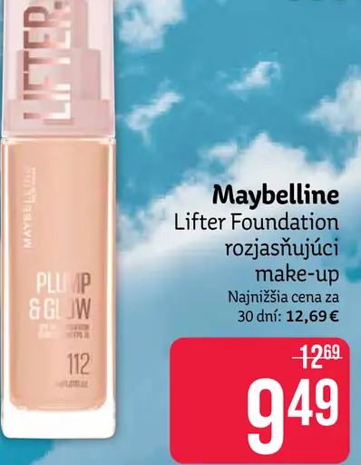 Maybelline Lifter Foundation rozjasňujúci make-up
