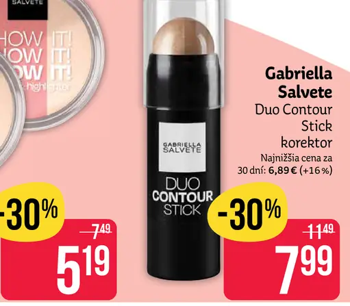 Gabriella Salvete Duo Contour Stick kontúrovacia tyčinka