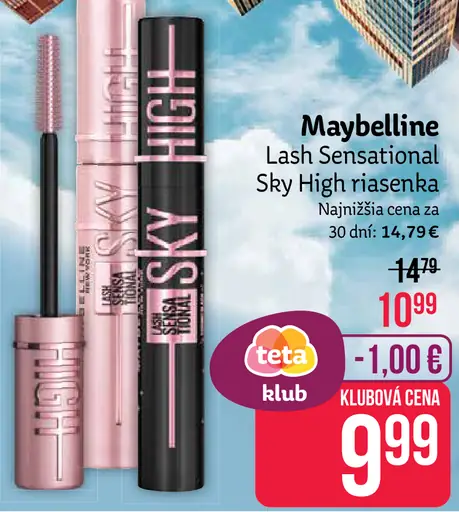 Maybelline Lash Sensational Sky High riasenka