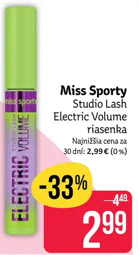 Miss Sporty Studio Lash Electric Volume riasenka