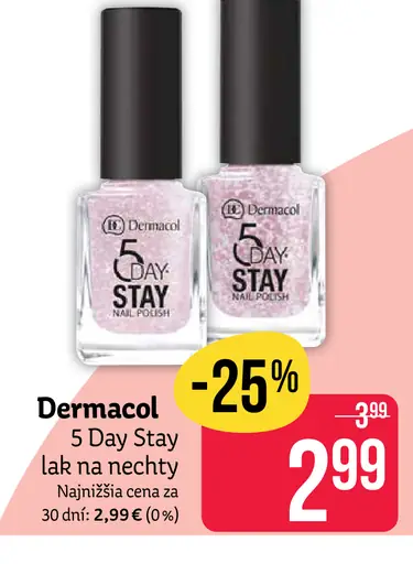Dermacol 5 Day Stay lak na nechty