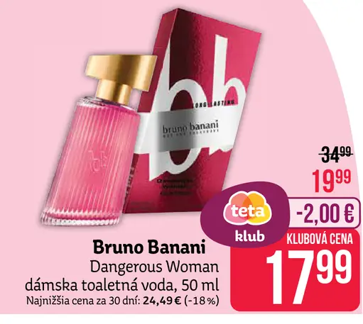 Bruno Banani Dangerous Woman toaletná voda