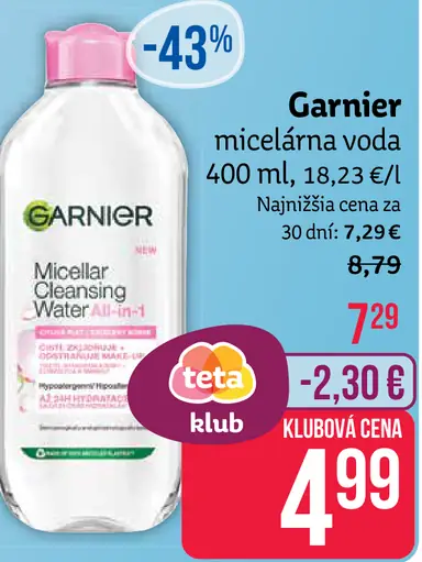 Garnier micelárna voda