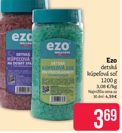 Ezo detská kúpeľová soľ
