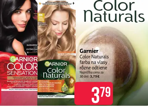 Farba na vlasy Color Naturals rôzne odtiene Garnier