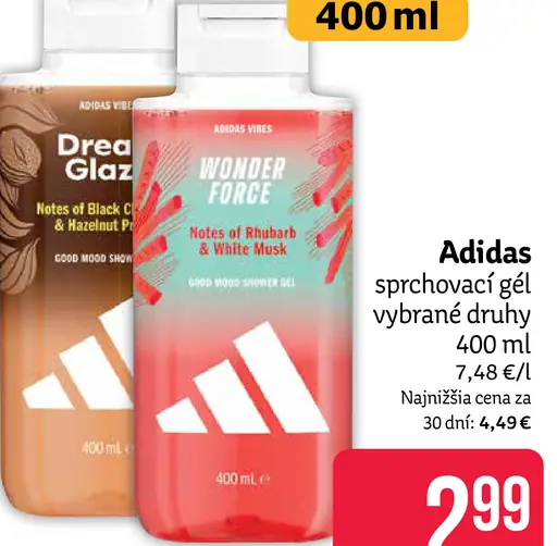 Adidas sprchovací gél vybrané druhy